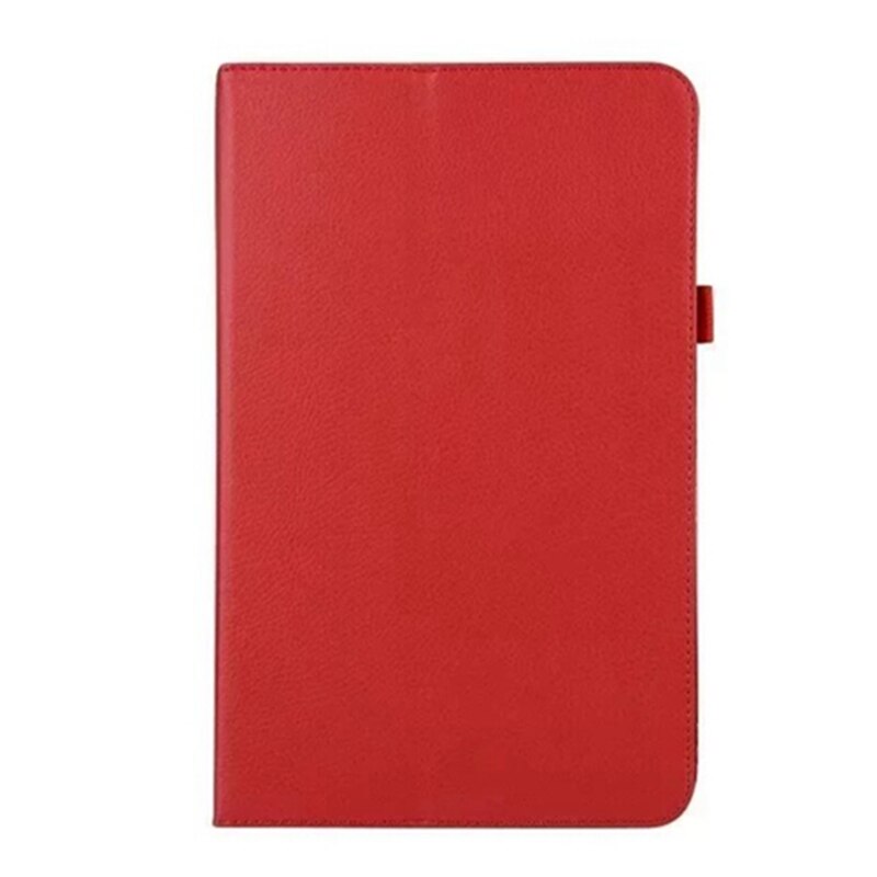 For Samsung Galaxy Tab A6 10.1 inch ) T580 T585 Case PU Leather Cover stand Smart case for Samsung Galaxy Tab A6 10.1 Case: red