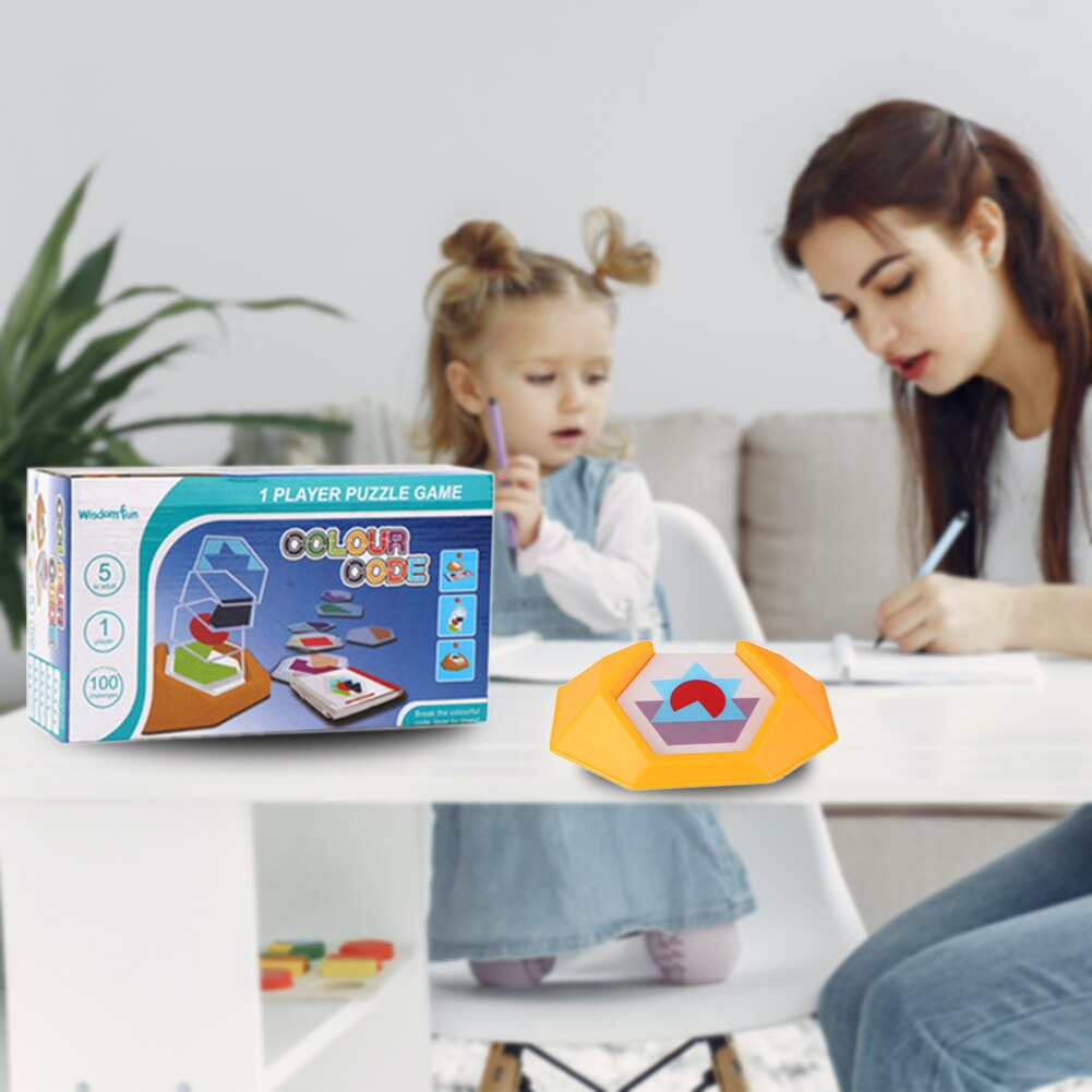 Preschool Color Code Games Logic Jigsaws For Kids Figure Cognition Spatial Thinking Educational Toy Safe Learning Skills Pet