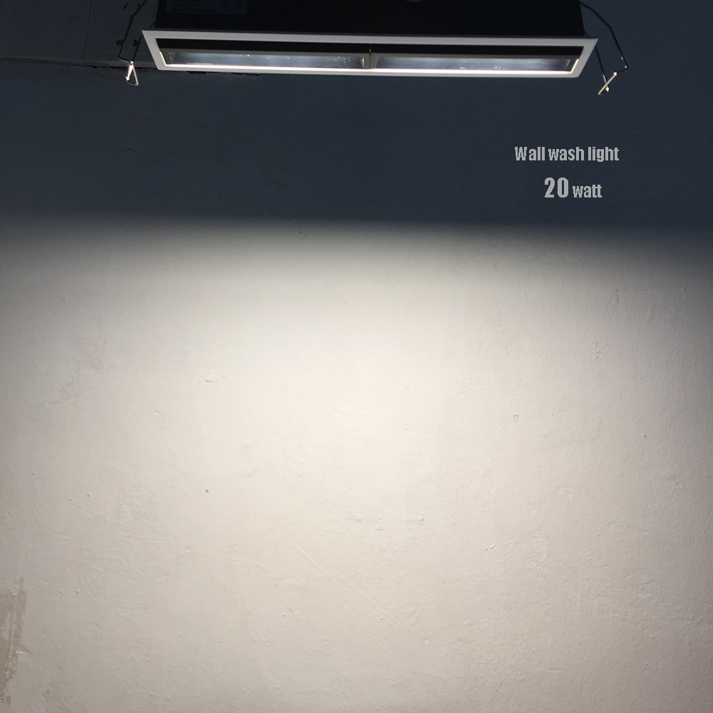 Frosted Down Light 10W 20W 30W Modern Linear Wall Washer Ceiling Recessed LED Fixture Room Floodlight for Home Decoration