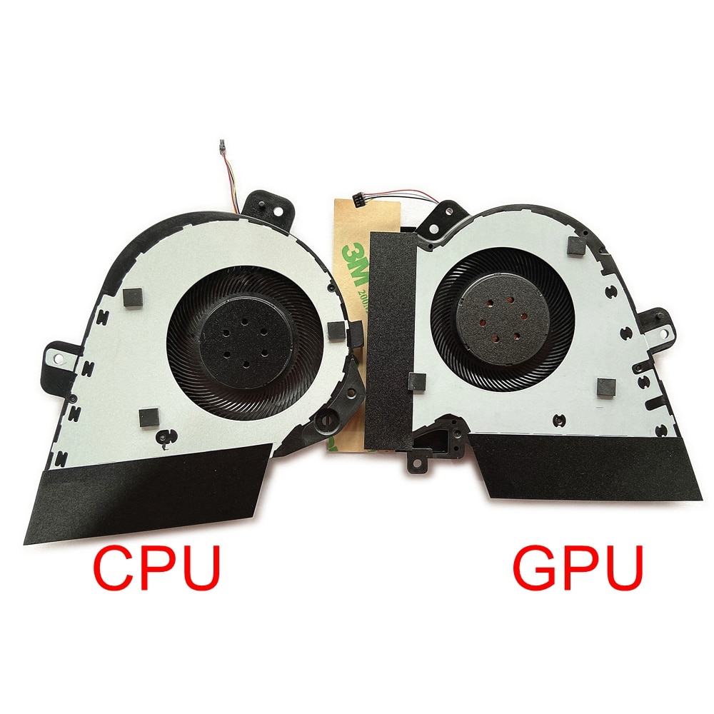 Original CPU GPU Cooling Fan For Asus ROG GU502 GU502DU GU505DU GU502GV GA502IU Cooler Radiator DC5V 0.5A: CPU and GPU Fan