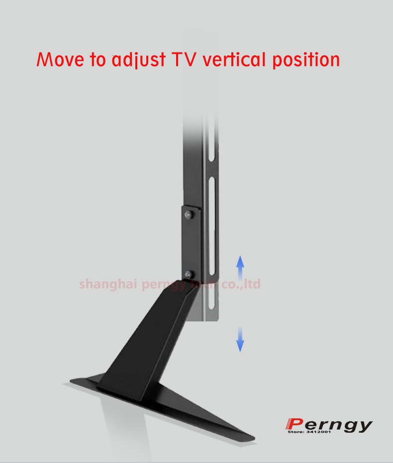 DL-MD10S Universal arreglar TV soporte de escritorio de metal 2 bar Mount 17 "-37" de Panel plano LCD LED de pared de TV de montaje