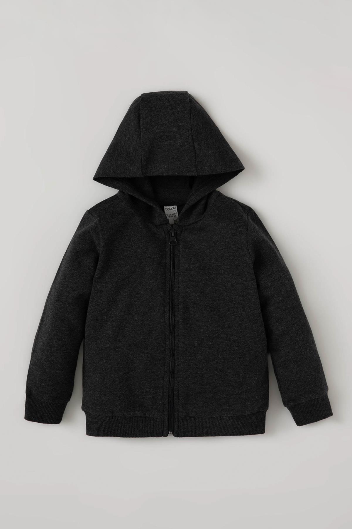 Defacto Lente Babyboy Truien & Vesten Baby Boy Hooded Gebreide Vest Regular Fit Kids Kinderen Clothing-T8321A221SP