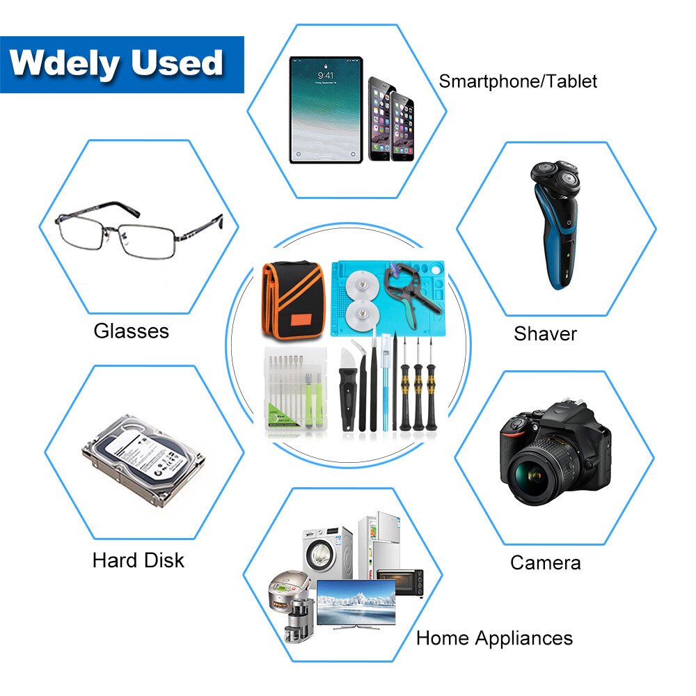 Gzerma Draagbare Reparatie Gereedschap Kit Voor Mobiele Telefoon Thuis Elektronica Computer Horloge Reparatie Precisie Schroevendraaier Set Met Reparatie Mat