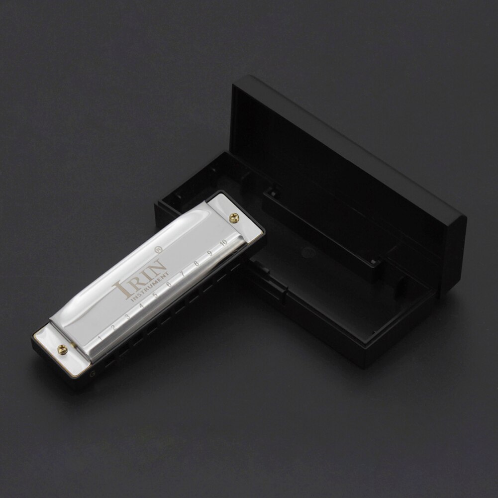 10-Hole 20-Note G Tuning Harmonica Diatonic Blues Harp Mouth Organ Educational Toy Musical Instruments for Beginner