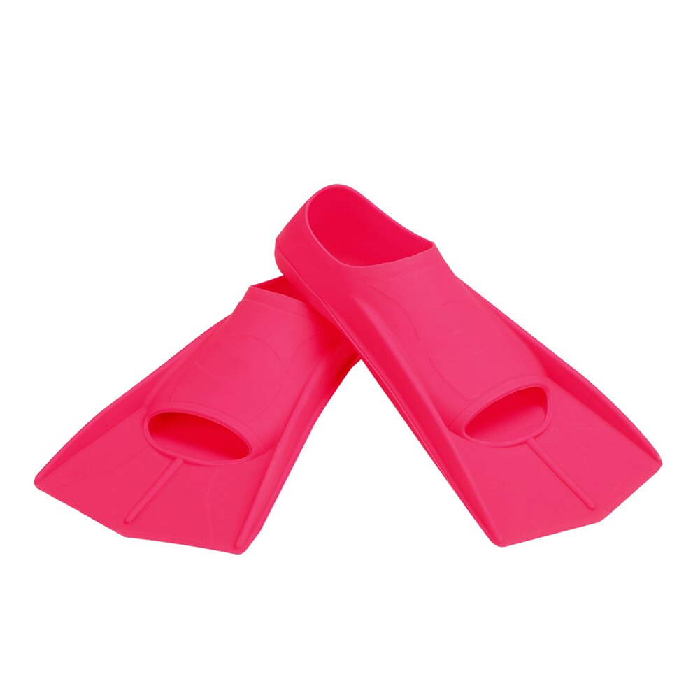 1 Paar Zwemmen Flippers Vinnen Duiken Snorkelen Surfen Zwemmen Zachte Siliconen Voet Vinnen Volwassen Snorkelen Voet Flippers: Rood / S