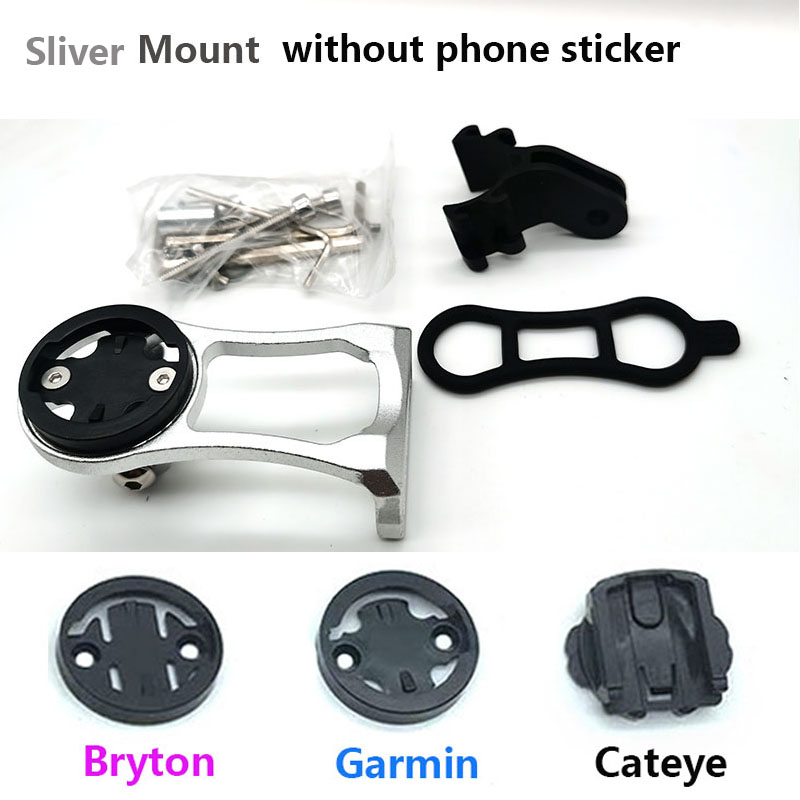 Fiets Camera Houder Aluminium Fietsstuur Mount MTB racefiets Fietsen Beugel f Garmin bryton igp computer telefoon mount: Bordeaux