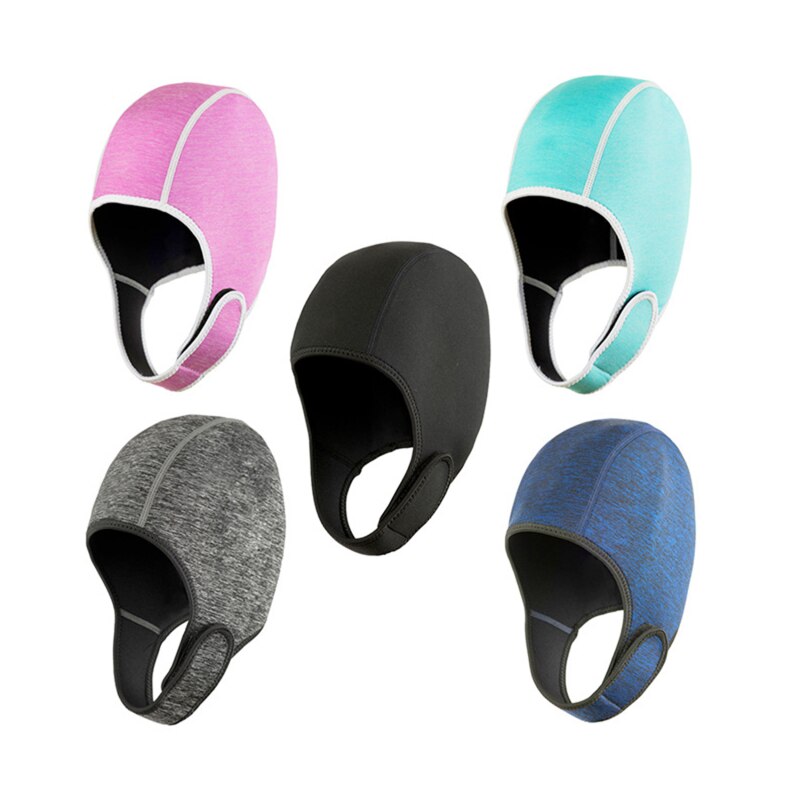 Bonnet de plongée en néoprène, en tissu , résistant au froid, couvre la tête, pour l'hiver