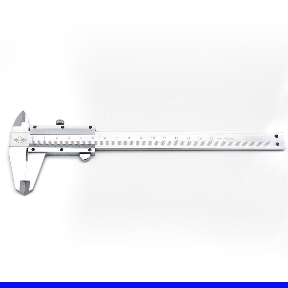 High Precision Stainless Steel Vernier Caliper 0-150mm 6" 0.02mm Caliper Measuring Instrument Construction Measuring Tool: Without box 150mm