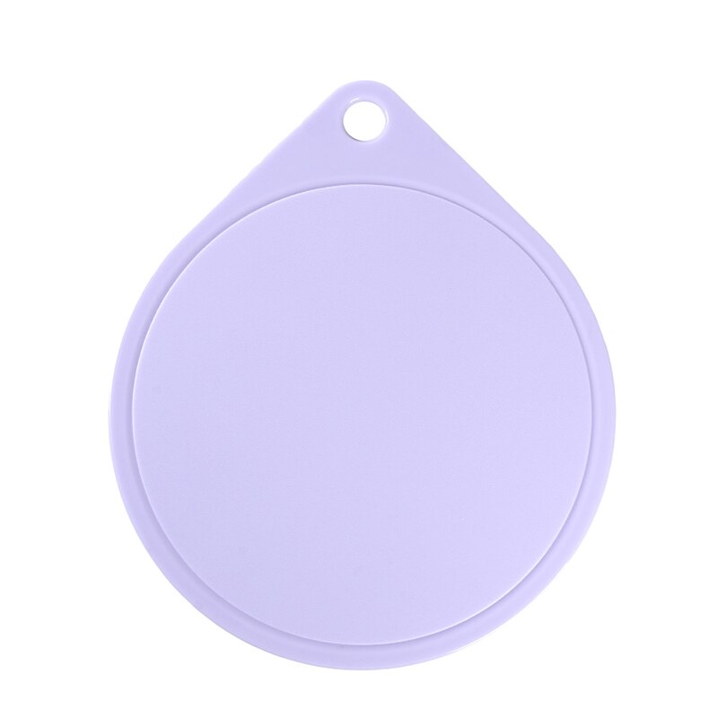 Single Cutting Board Plastic Cutting Board Kitchen Knife Set Round Non-Slip Multifunctional Cutting Board: purple
