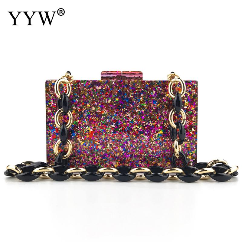 Strass Acryl Cocktail Kupplung Für Frauen Prom Party Abend Tasche Geldbörse Frauen Acryl Abend Kupplung Tasche Glitter Geldbörse Handtasche: 2