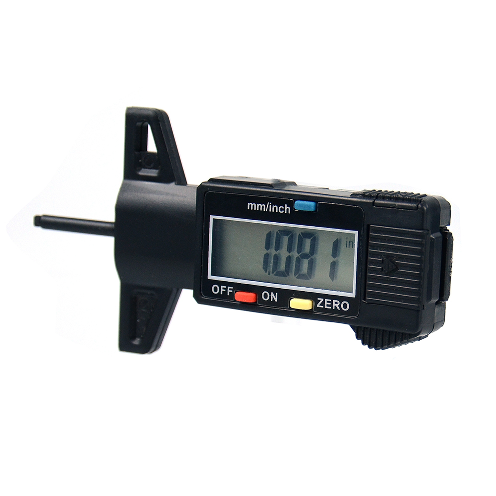 Auto Car Digital Tire Tread Depth Gauge Measurer Tool Caliper LCD Display Tread Checker Tire Tester For Cars