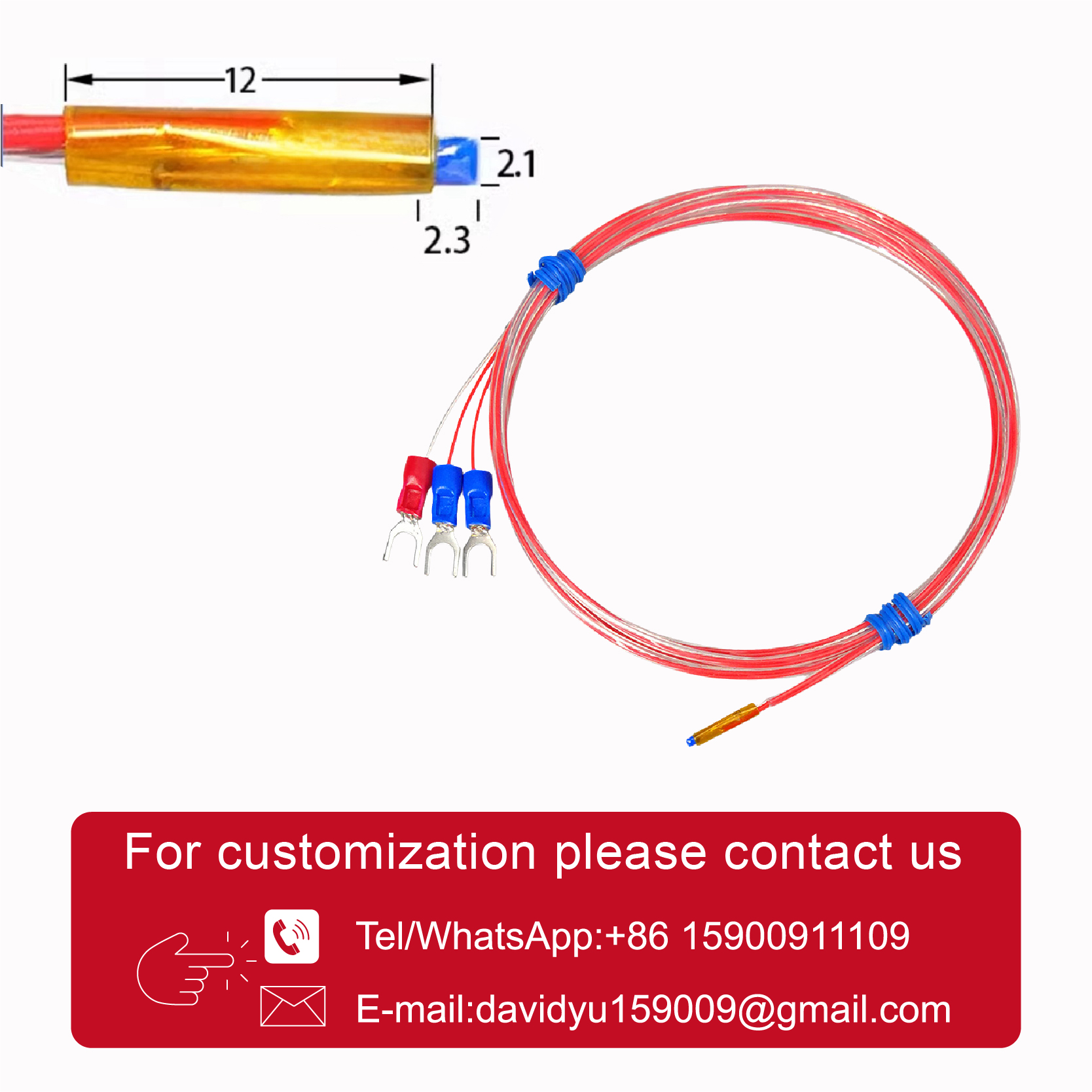 Exposed Temperature Sensor Bare Thermocouple Open ... – Grandado