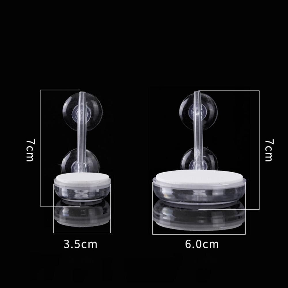Aquarium CO2 Diffuser Fish Tank Glass Aquatic Refiner CO2 Atomizer Dense Bubble Water Plants Tank Atomizer with Suction Cup