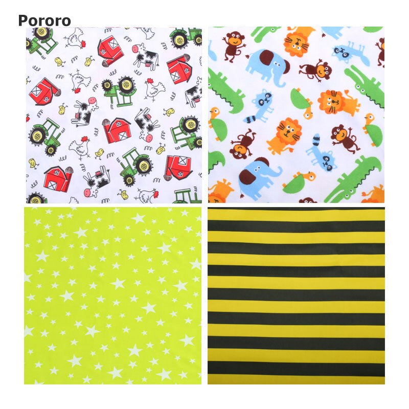 PORORO SGS zertifiziert neue kommende wasserdichte PUL stoff für Baby mehrweg windel, handgemachte tuch windel stoff
