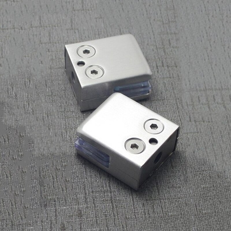 Medium Rvs Glas Sandwich Panel Clip Medium Glas Clip Vaste Beugel Vierkante Vis Mond Clip Plank Laminaat