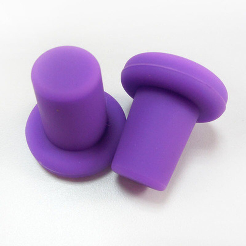 Tapón de silicona para botella, tapón para vino, herramientas de preservación para Bar familiar, seguro y saludable, 6 colores, 1 Uds.