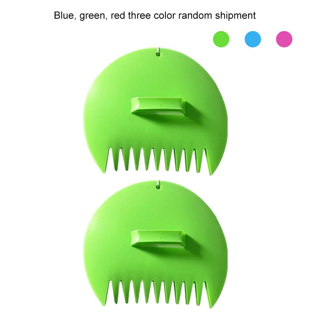 1 Pair Gardening Plastic Leaf Clip Leaf Scoops Rake Garden Pick Tool Waste Clip Leaves Up Cleaning Tool Leaf Pickup Rake: Default Title