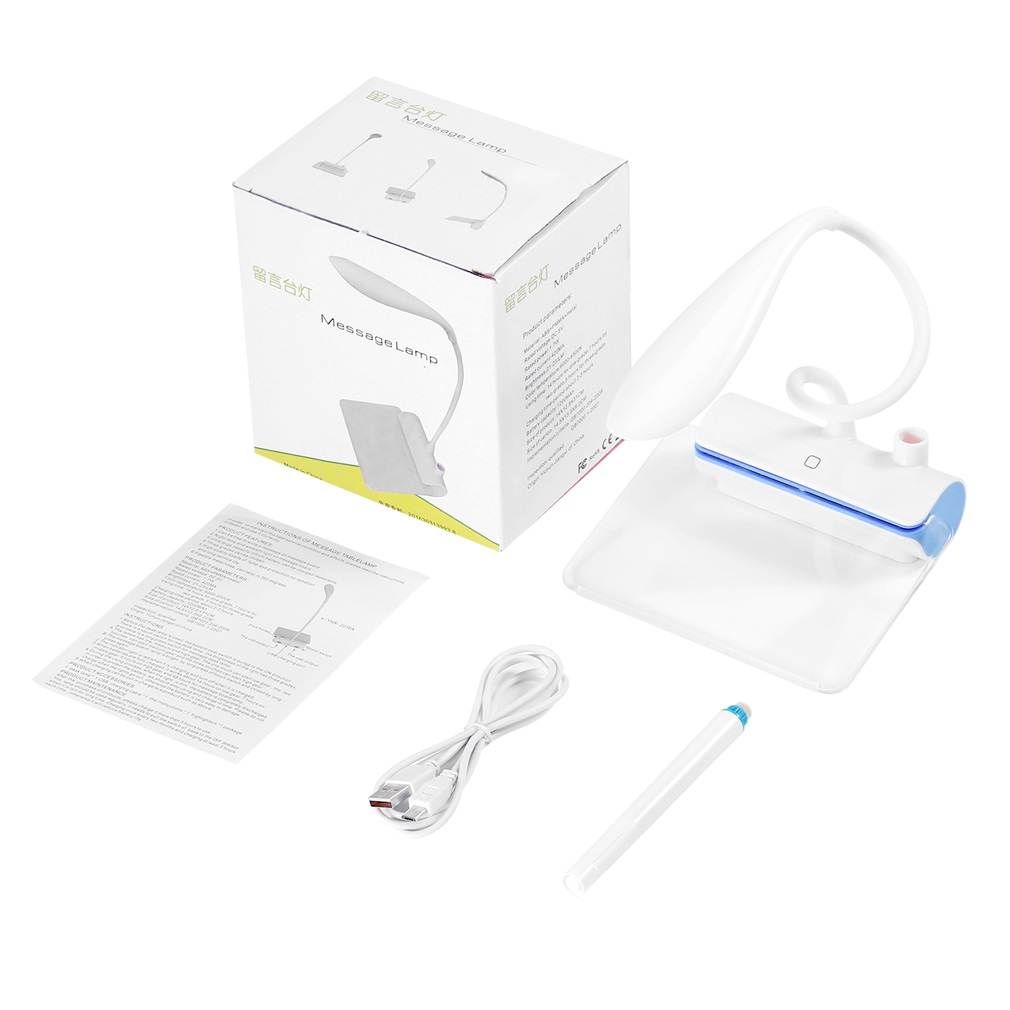tragbar 3-in-1 USB Aufladbare Nachricht Bord LED Schreibtisch Lampe Nacht Licht berühren Tisch Lampe flexibel Beliebige biegen Lesen