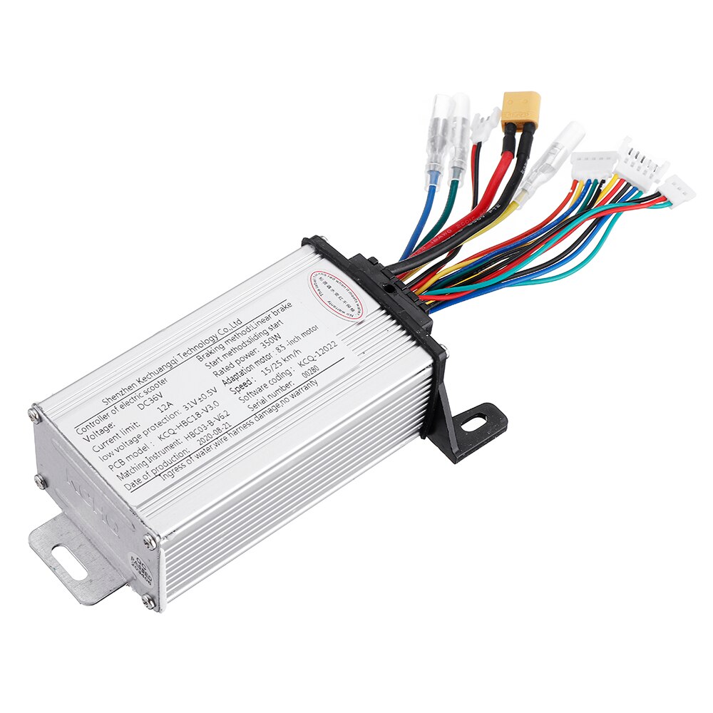 36V 350W 6 sztuk sterownik elektryczny wioślarz DC silnik bezszczotkowy kontroler z wyświetlaczem LCD dla Xiaomi/Ninebot e-rower skuter