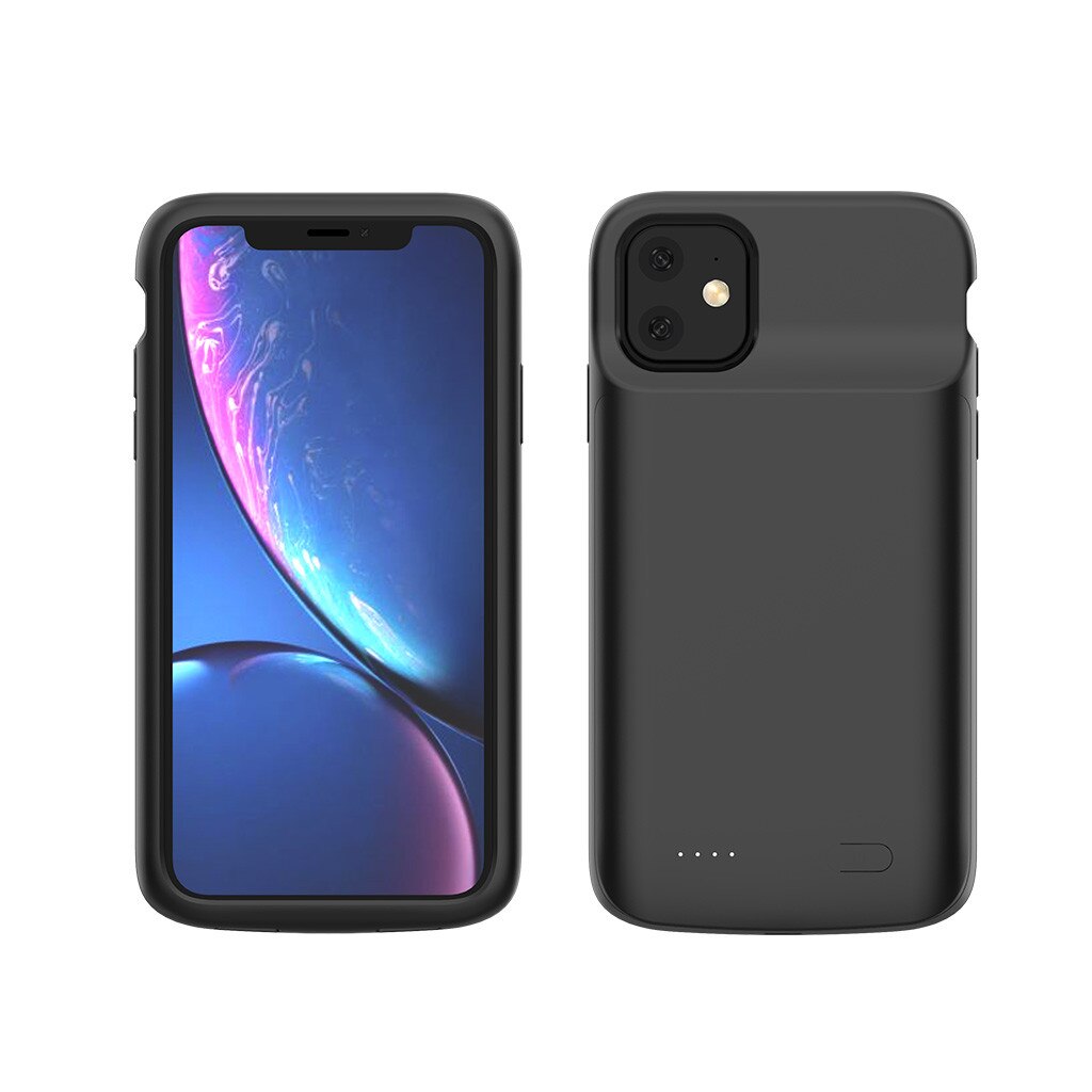 5000 mah powerbank-deksel for iphone 11 pro 11 pro max backup batterideksel for iphone 11 utvidet telefon batteri strømdeksel: Iphone 11