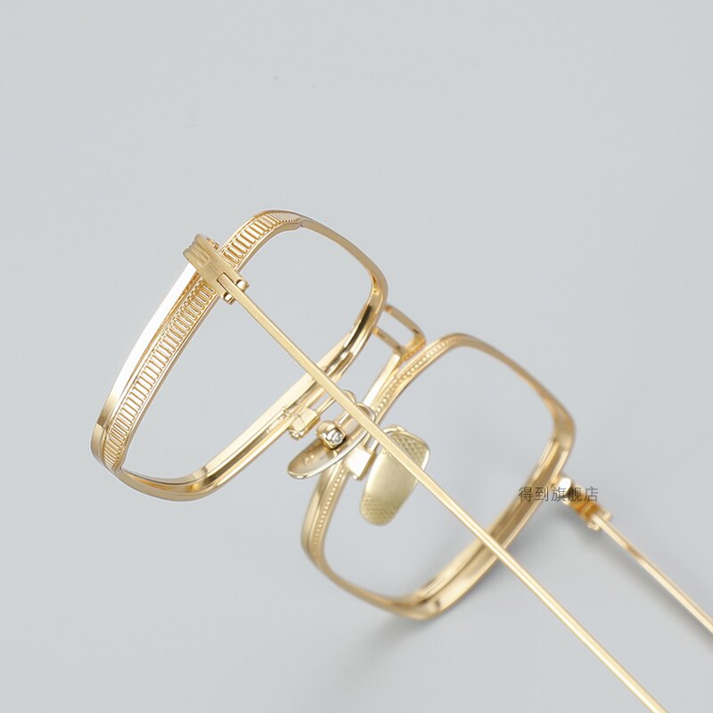 Montura de gafas rectangulares Vintage para hombre y mujer, lentes ópticas para miopía, gafas de lectura de , de de