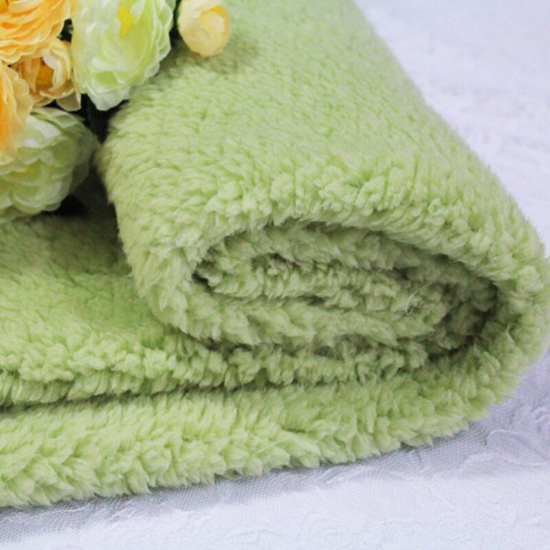 100 brede katoenen fluwelen pluche stof zachte warme poppenhuisdierkleding handschoenvoering verdikte lamswol stof doe-het-zelf naaien: 03