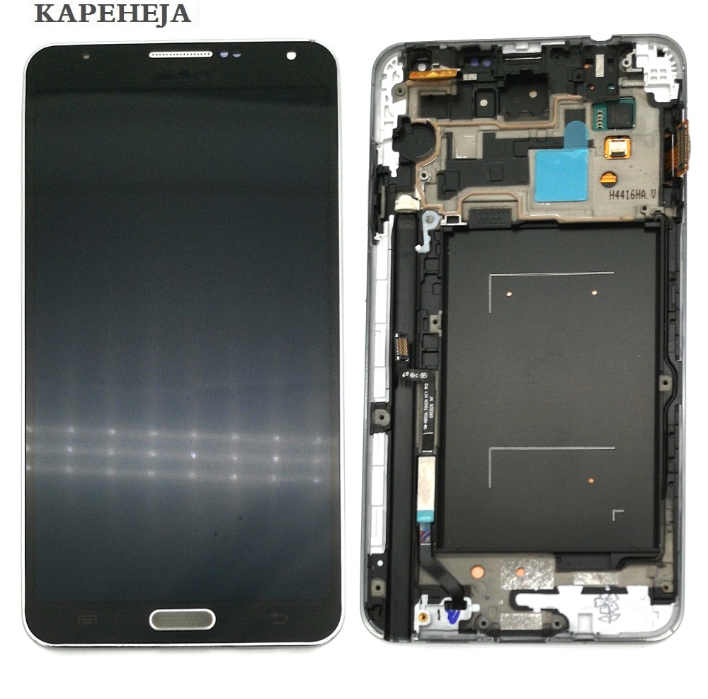 Pantalla LCD Super AMOLED para Samsung Galaxy Note 3 N900 N9005 N900A N900V MONTAJE DE digitalizador con pantalla táctil