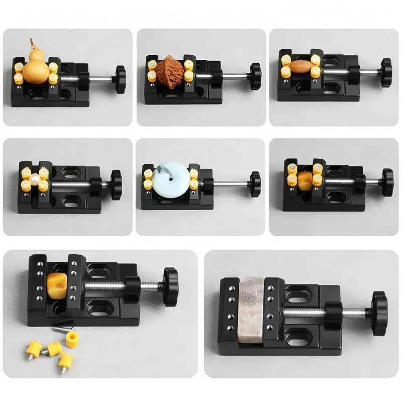 Bench vise, multi-functional household self-closing clamp, general-purpose clamp, work bench vise, mini flathead pliers