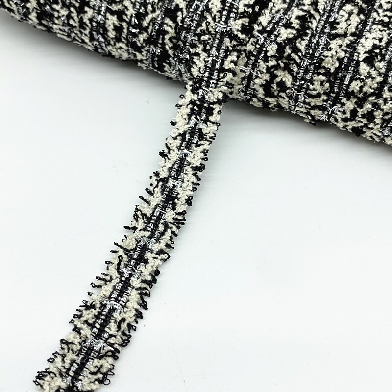 Cinta de tela de encaje para costura bordada, adorno Vintage de 2 yardas y 15mm, hecho a mano, suministros para vestido de disfraz artesanal # RoLi