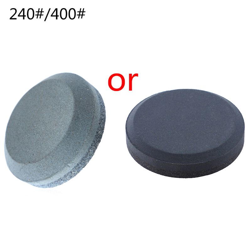 240/400#Household Knife Whetstone Round Axe Sharpening Stone Hand Dual Grit Tool P9YB