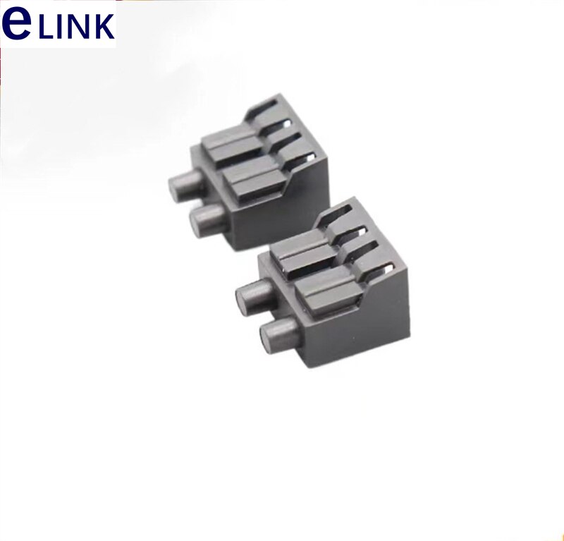 100Pcs Lc Duplex Stofkap Lc Dx Fiber Optische Connector Anti Stof Plug Lc Connector Stofkap Beschermende Cap: black