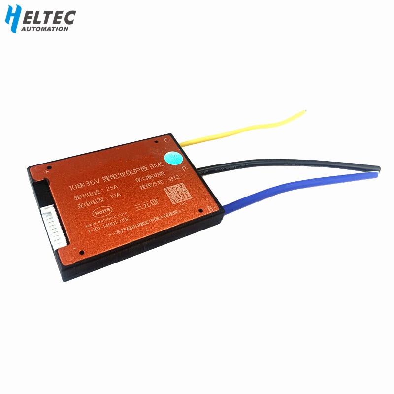 Waterproof bms 10S 36V 15A 25A 35A 45A 60A BMS Used for 36v 10ah 35ah 60ah battery 60A continuous With balance function