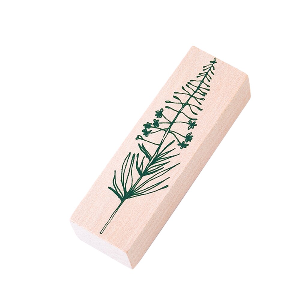 Bladeren Bos Planten Dagelijkse Planner Stempel Scrapbooking Diy Foto Maken Briefpapier Ambachten Houten Rubber Stempel: NO.3