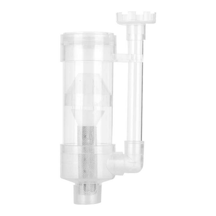 Raspador de plantas acuáticas para acuario, dispositivo de limpieza de succión de heces de peces, inodoro, filtro separador