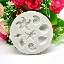 Zmhegw Diy Cakevorm Zeedieren Conch Shell Fondant Cake Candy Cake Decoratie Gereedschappen Keuken Dessert Tool #1975