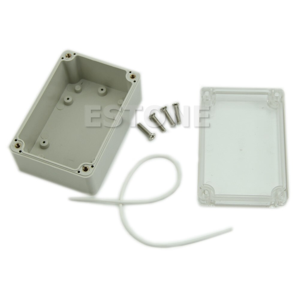 Boîtier transparent étanche en plastique pour boîtier de projet électronique, 1 pièce