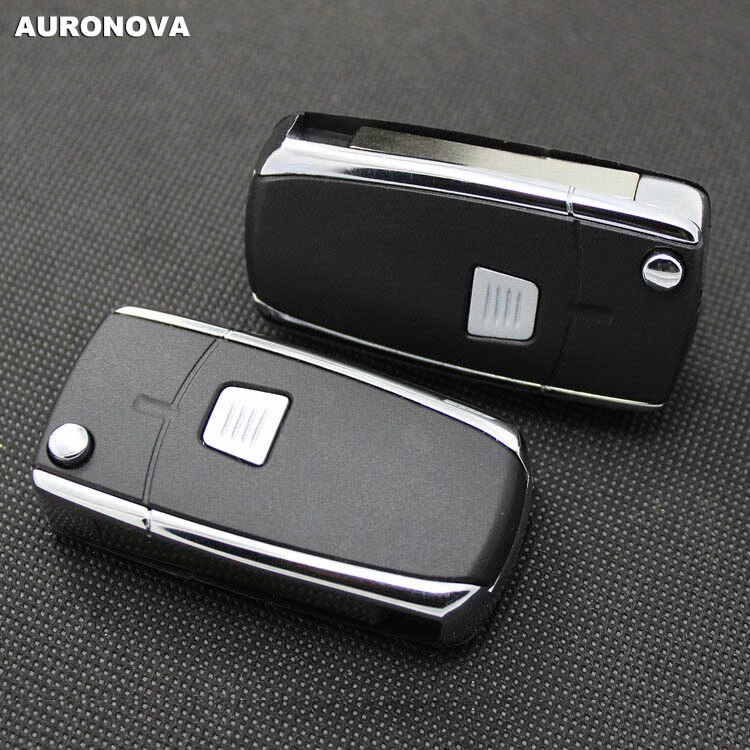AURONOVA Upgrade Folding Key Shell for Fiat Siena Palio Punto Flip Folding Key 1 Button Remote Car Key Case