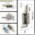 Bullone a barilotto a molla per impieghi gravosi cancello scorrevole blocco di sicurezza chiusura a scatto caricata in metallo cerniera per porta in metallo cerniere Hardware meccanico: steel 136mm