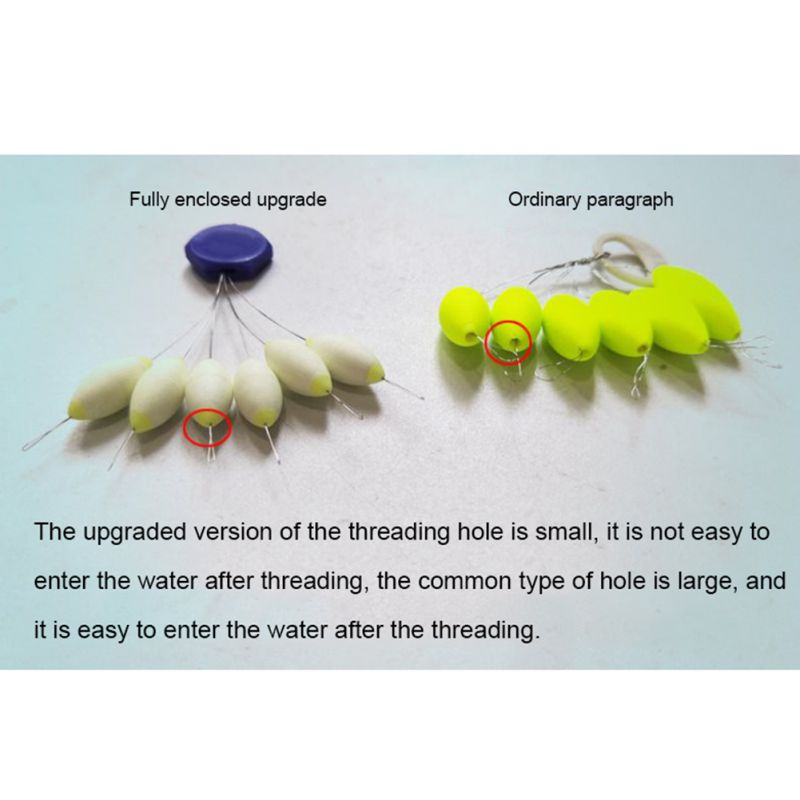 Fishing Seven-star Float Kit Composite Material Luminous Floating Buoy For Saltwater Freshwater