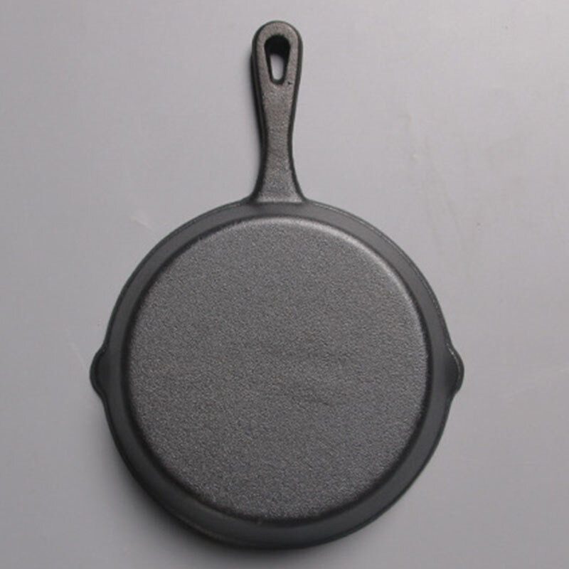 Mini Niet Sticky Casting Iron Pan Steen Laag Frituren Pot Steelpan Kleine Gebakken Ei Pot Gebruik Gas En Inductie Cooker-20Cm