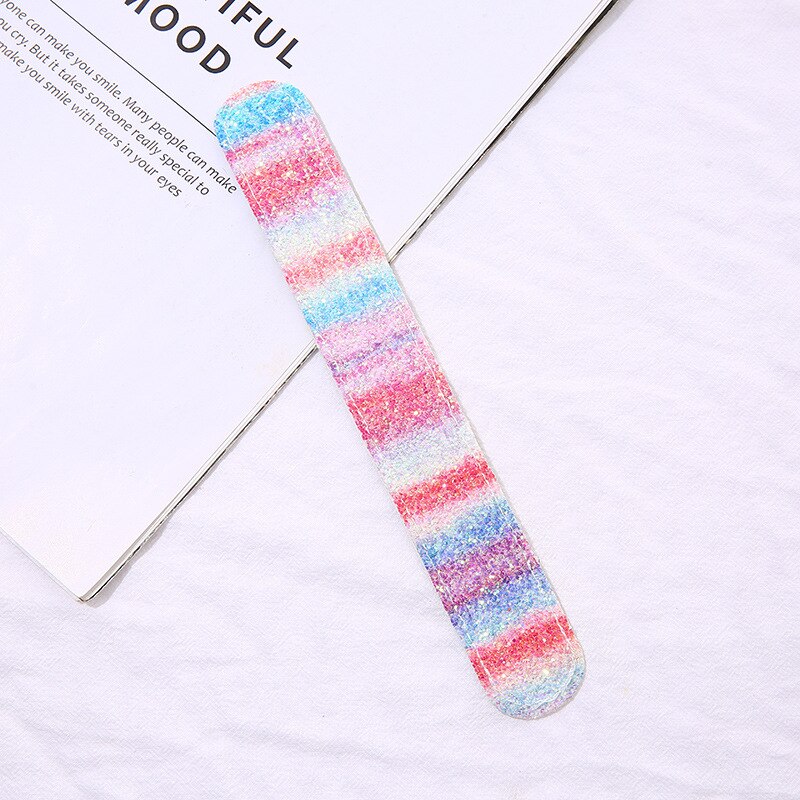 4 Stks/set Pailletten De Mermaid Armbanden Glitter Slap Armbanden Voor Meisjes Suède Backing Sparkly Snap Armband Set: 15