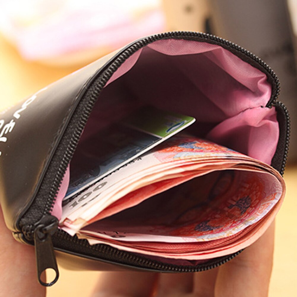 Vrouwenmeisje mini cartoon schattige kat portemonnee mini portemonnee muntzak pu leren dames clutch tas sleutelkaarthouder tas