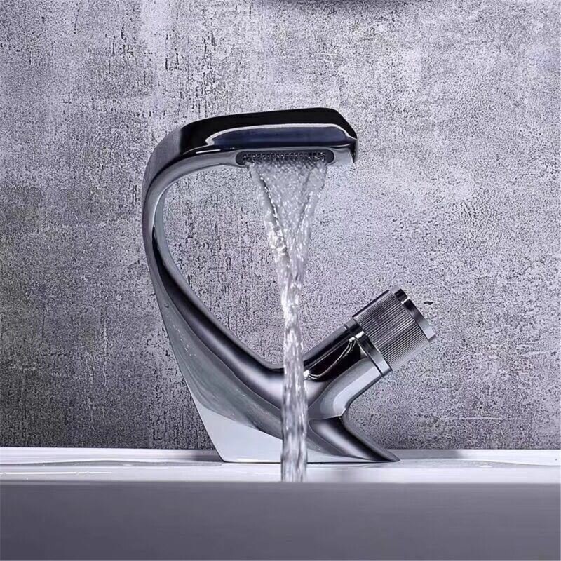 Zwarte Kraan Badkamer Wastafel Kranen Cold Water Mixer Kraan Badrandcombinaties R9JC: 7HH1000960-C