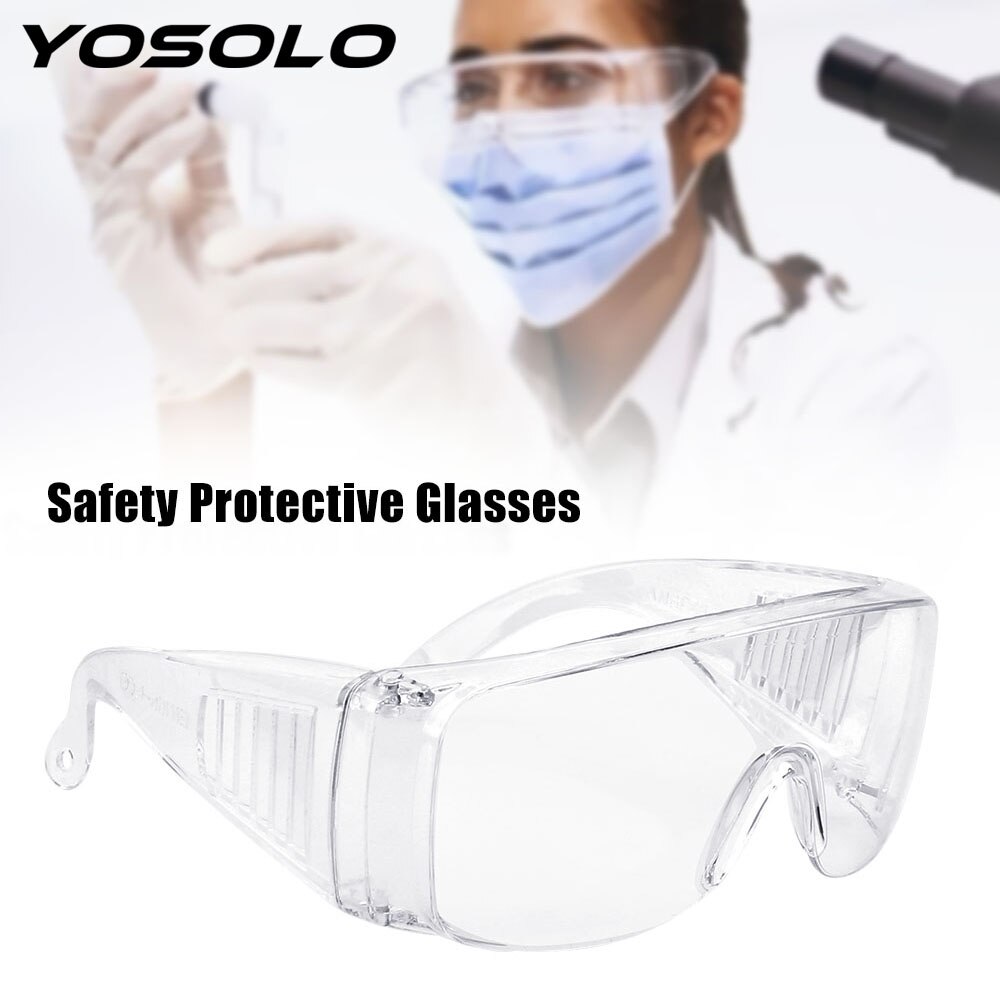 Anti-fog Safety Goggles Foldable Adjustable Anti-Sneeze Liquid Lab Glasses Clear Lens Anti-Droplets Windproof Eye Protection