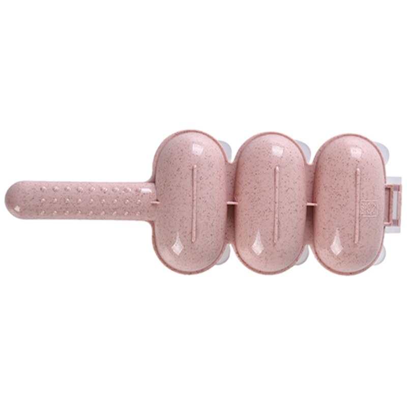 Molde 3D para hacer pasteles, herramienta de cocina para bebé, bola de arroz, vibrador, decoración de alimentos para niños: pink