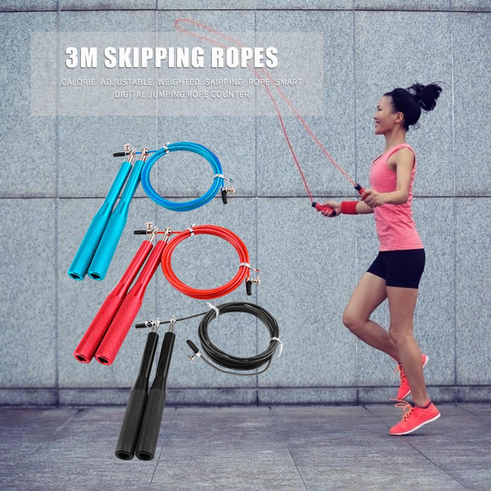 3m hoppereb ultra-speed sjippetove gym fitness træning justerbare hurtig hastighed hoppereb