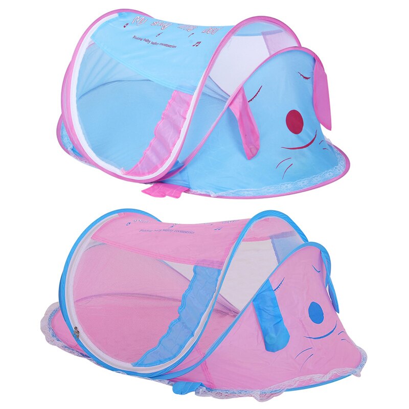 Del bambino del Cotone Biancheria Da Letto Letto A Baldacchino Copriletto Tenda Portatile Pieghevole Del Fumetto Appena nato Letto Zanzariera infantile per Bambini Tenda