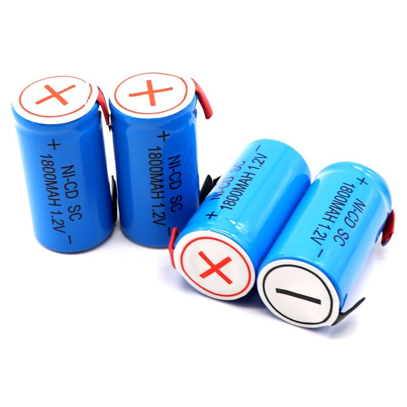 SC 1800mAh SC battery subc battery rechargeable battery replacement 1.2V accumulator 1800 mAh power bank