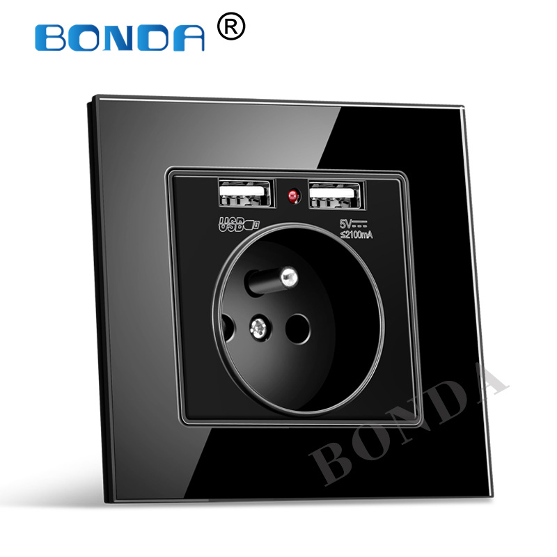 BONDA waterproof 86 type wall socket board panel switch box cover protector, flame retardant, 360 degree waterproof universal