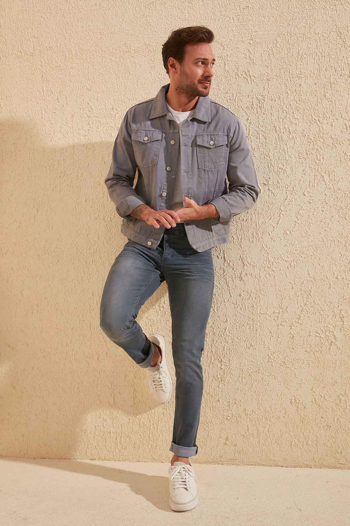 Trendyol mâle crashlí jean moulant TMNSS20JE0239 – Grandado